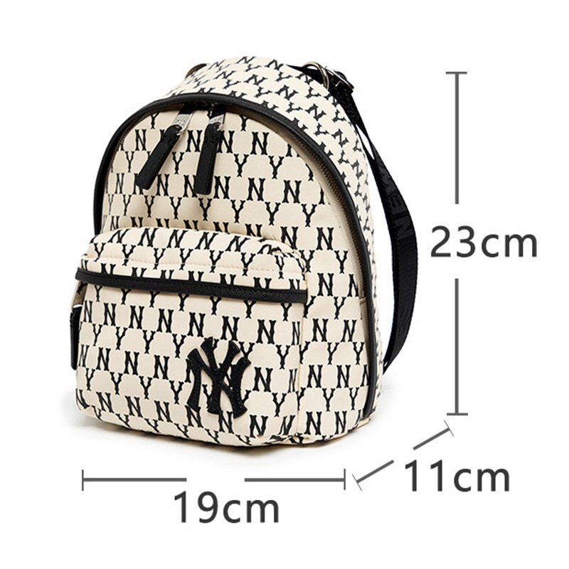 Ba Lô Nhỏ In Logo NY Phong Cách Âu Mỹ Cổ Điển Thời Trang Cho Nam Và Nữ
