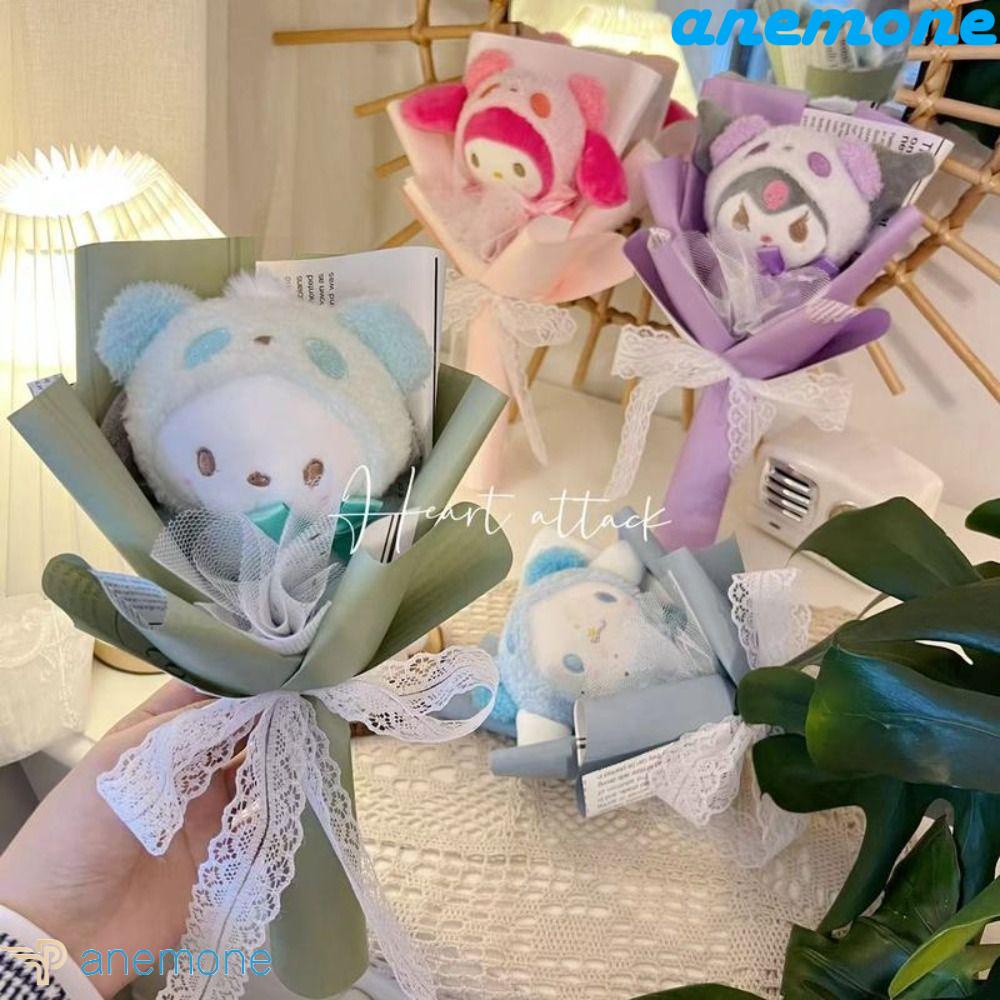 ANEMONE 1 Thú Nhồi Bông Kuromi Cinnamoroll Mềm Mại Đáng Yêu