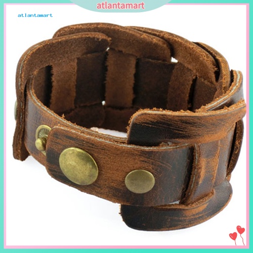 Túi Đựng Đồ Dùng Cao Cấp Tiện Dụng| Vòng Tay Giả Da Phong Cách Retro Cho Nam