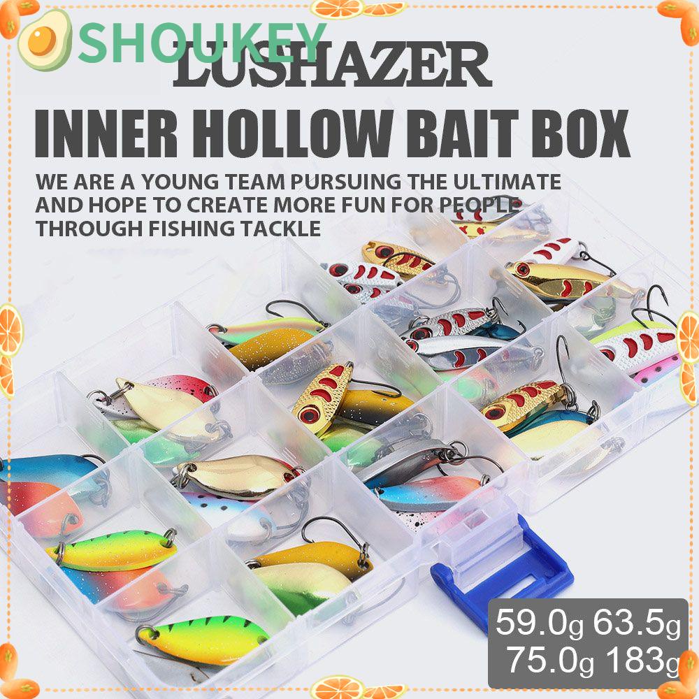 SHOUKEY Bộ 10 Mồi Câu Cá Bằng Kim Loại Chất Lượng