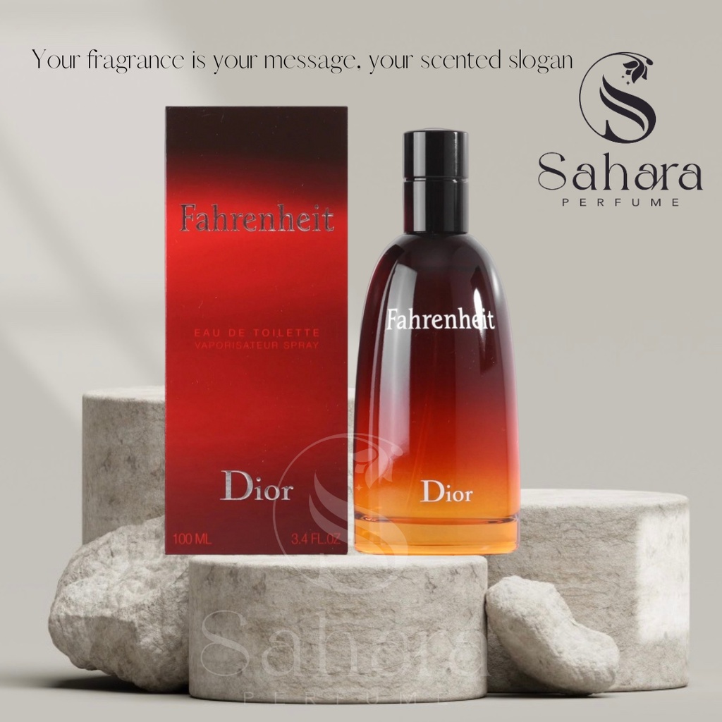 Christian Dior Fahrenheit EDt 100ml | Nước hoa nam cuốn hút mạnh mẽ | Sahara Perfume
