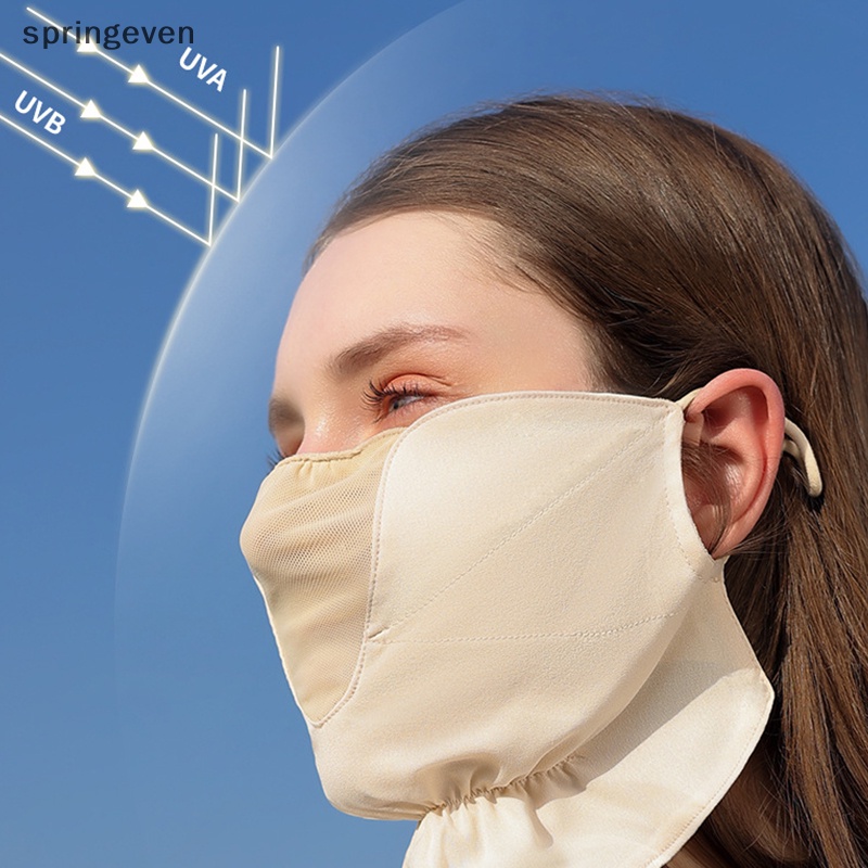 Khẩu Trang Lụa Lạnh Chống Tia uv Thoáng Khí Có Khóa Điều Chỉnh Được Dùng Khi Lái Xe / Leo Núi / Thể Thao Ngoài Trời