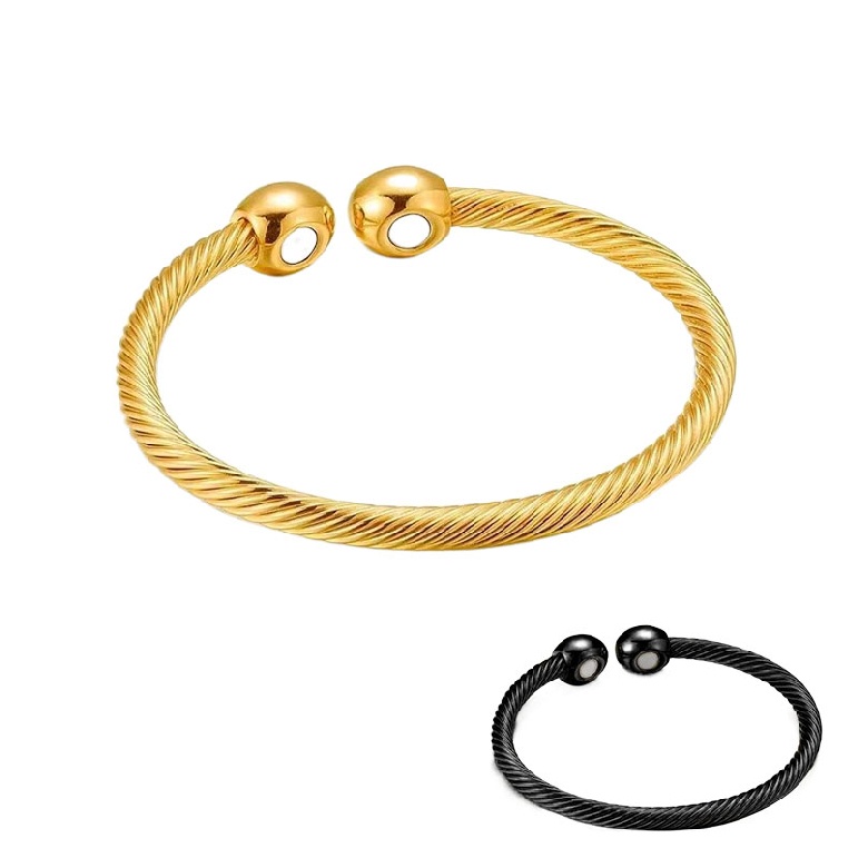Magnetic Bracelet Women Men Bangle Cuff Copper Healing Therapy Arthritis Jewelry