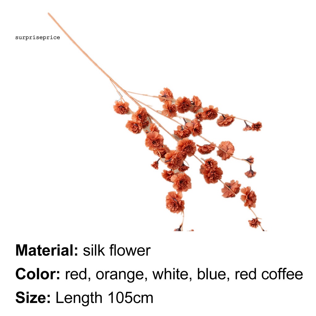 Bó Hoa Nhân Tạo Bằng Lụa Màu Sắc Tươi Sáng Đa Ứng Dụng Trang Trí Cho Tiệm SPA