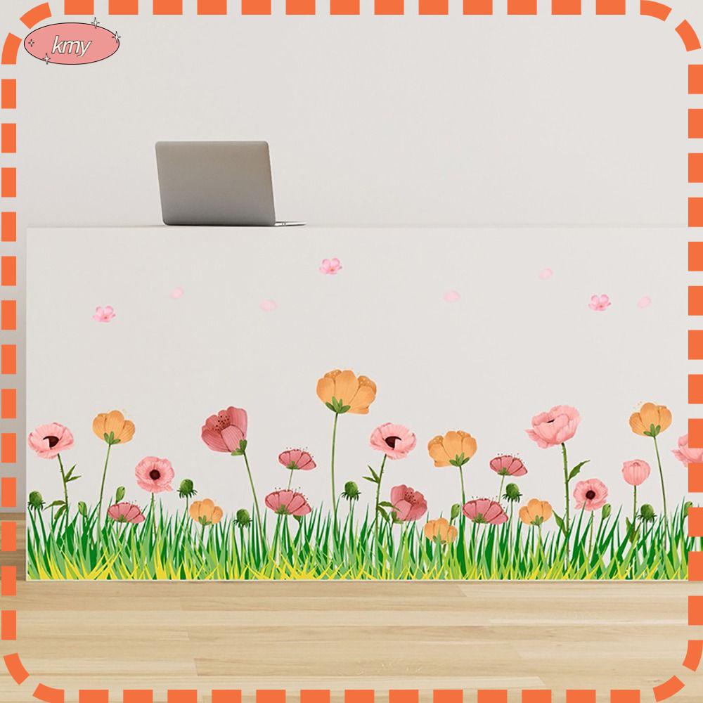 KRNY Decal dán tường Tự Dính Hình Cỏ Dùng Trang Trí Phòng Ngủ