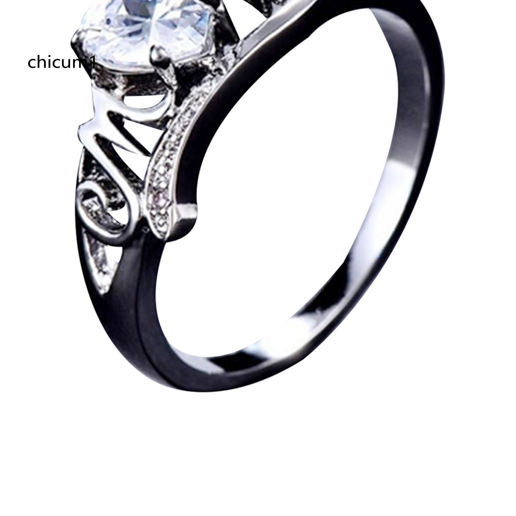 Nhẫn Hợp Kim Hình Trái Tim Thời Trang Tinh Tế Cho Nữ