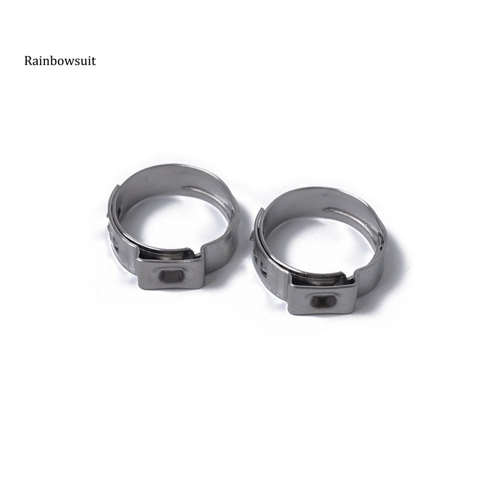 Bộ 10 Kẹp Ống Dẫn Nhiên Liệu Thủy Lực Bằng Thép Không Gỉ