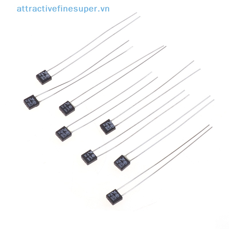 Set 10 Mô Tơ Quạt Tản Nhiệt 2A 250V 115 120 125 130 135 140 145 150 Độ Màu Đen