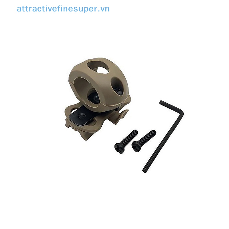 Giá Đỡ Đèn Pin 20mm Gắn Mũ Bảo Hiểm Tiện Dụng