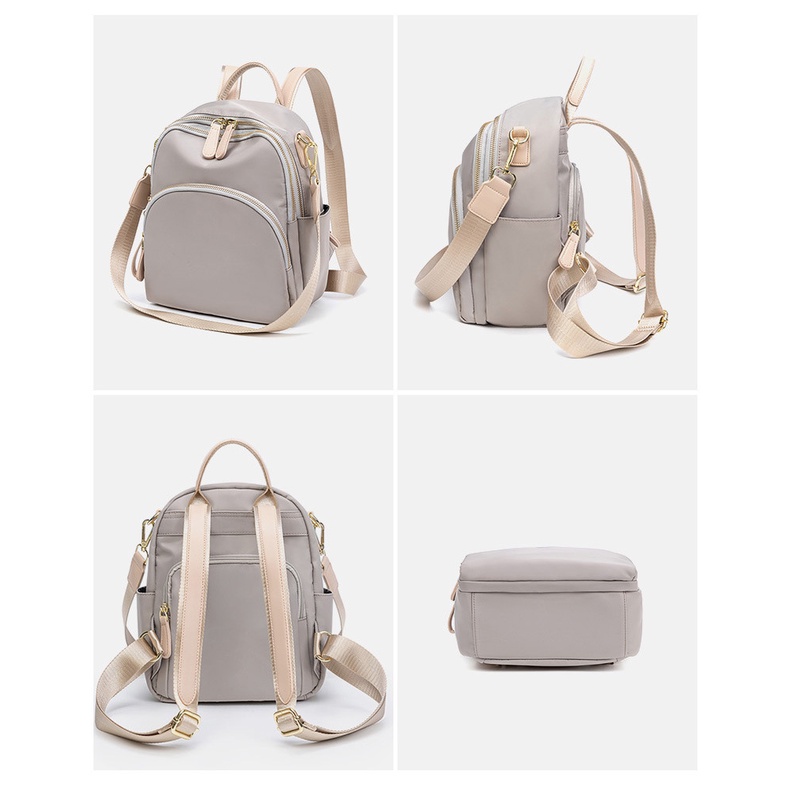 Ba lô thông thường dành cho nữ Iconzero Ba lô nhỏ bằng vải Oxford đơn giản thời trang Thích hợp cho ba lô IPAD 9,7 inch