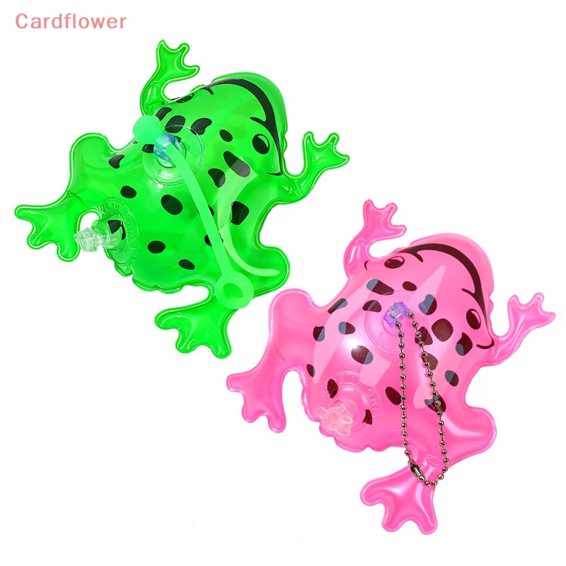 1 Bong Bóng Bơm Hơi Hình Ếch 11 / 20cm Vui Nhộn Cho Bé Mới