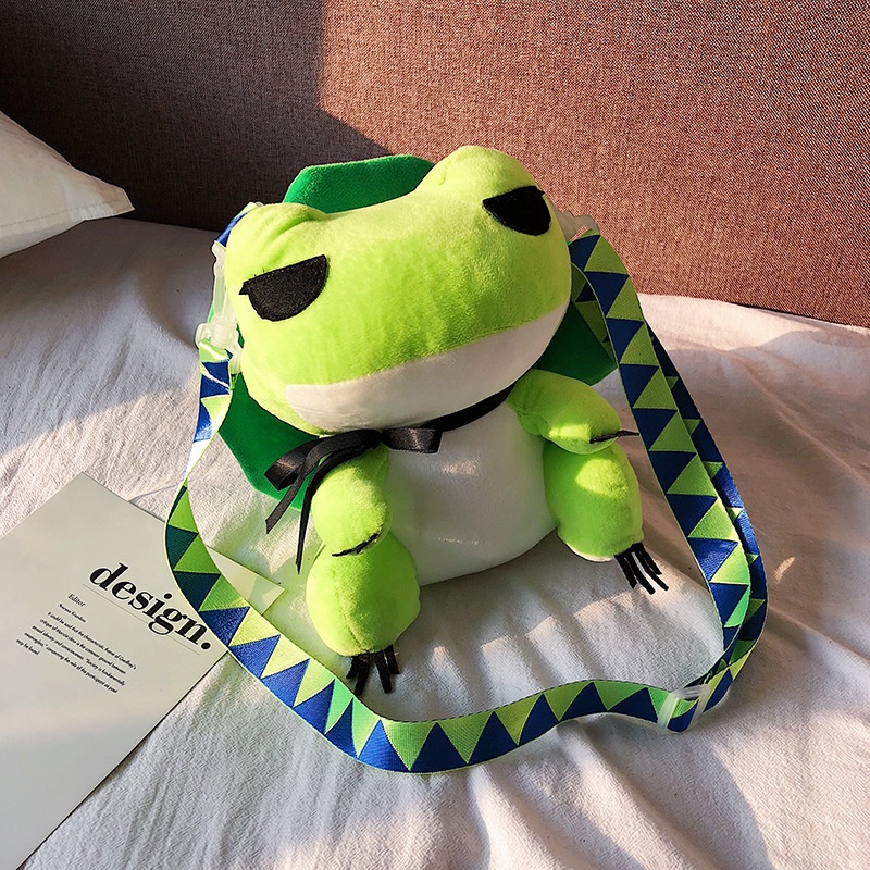 Túi Đeo Chéo Hình Chú Ếch Dễ Thương Phong Cách Nhật Bản Và Hàn Quốc