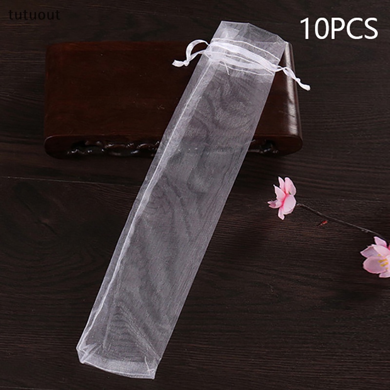 Set 10 Túi Dây Rút Đựng Quạt Gấp Gọn Tiện Dụng