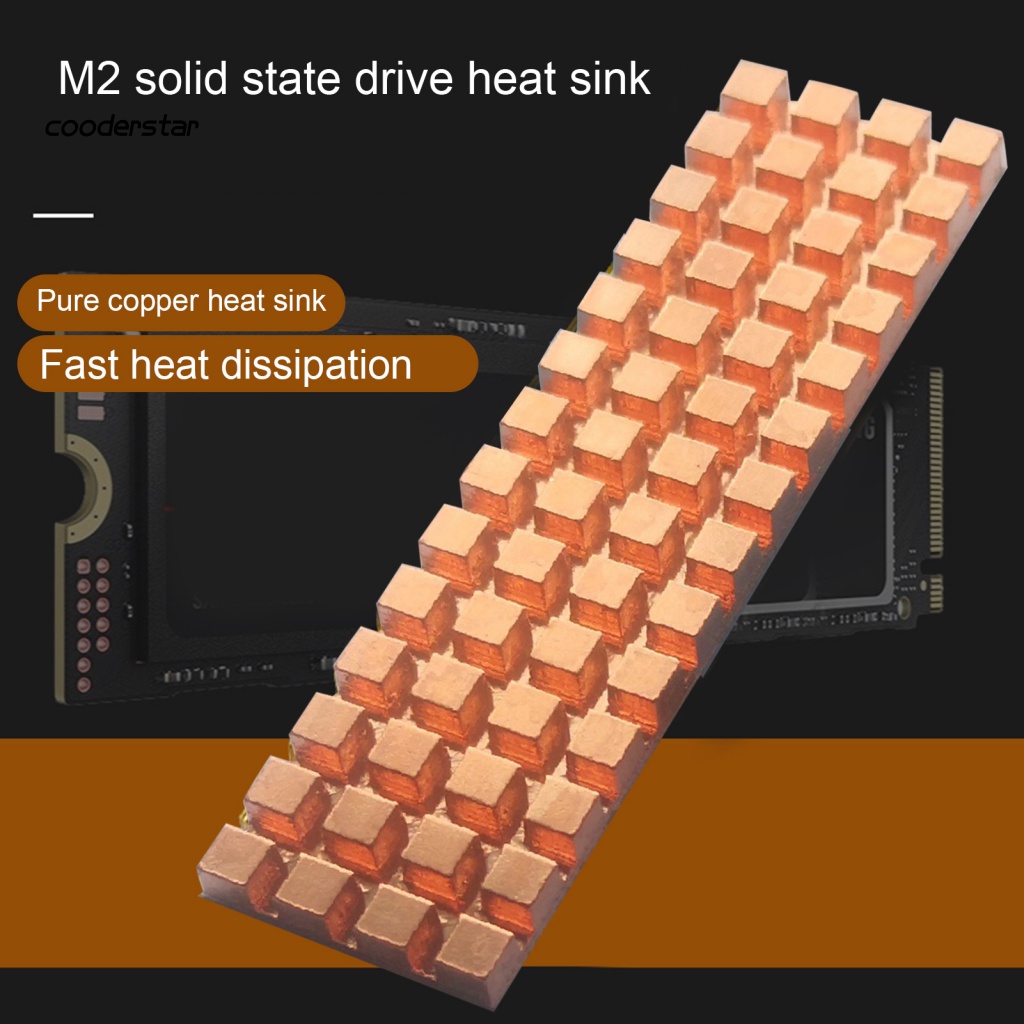 Bộ Tản Nhiệt Bằng Đồng Hiệu Quả Cao Cho M2 NGFF 2280 970evo