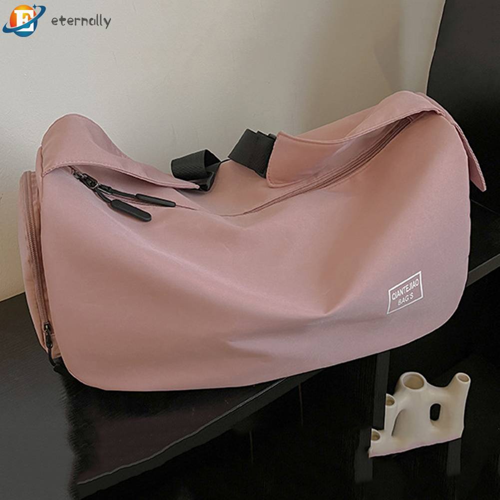 Túi Đựng Đồ Tập Gym / Đi Bơi Màu Sắc Xinh Xắn Có Khóa Kéo Tiện Dụng