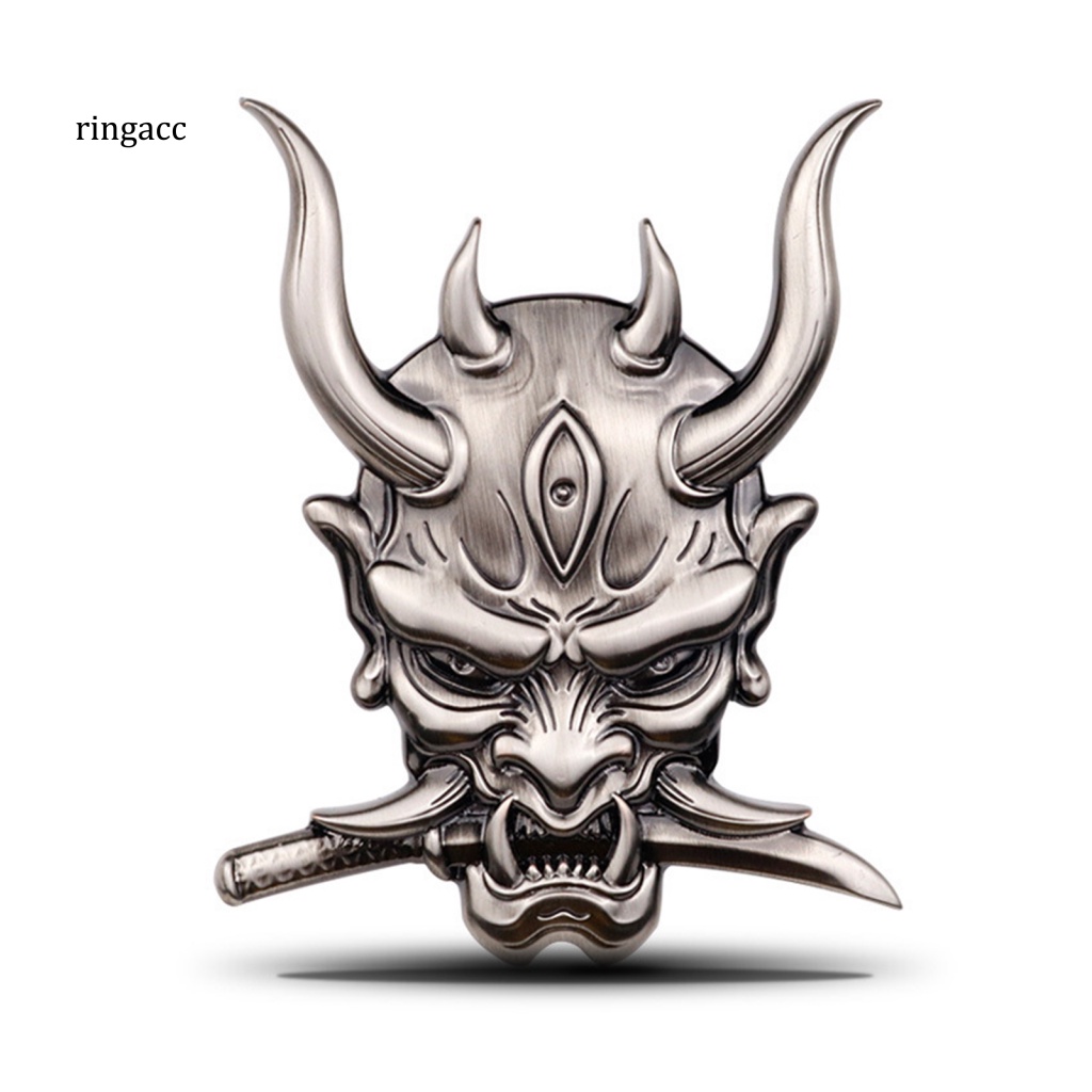 Nhãn Dán Trang Trí Xe Hơi Tự Dính Họa Tiết Chiến Binh 3D Kiểu Nhật Bản Sáng Tạo Chống Thấm Nước