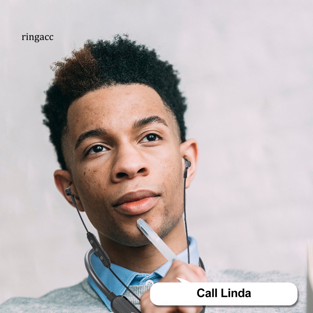 Tai Nghe Đeo Cổ RGA Bluetooth Không Dây IPX5 Chống Nước Có Thể Thay Đổi Theo Dõi Sức Khỏe