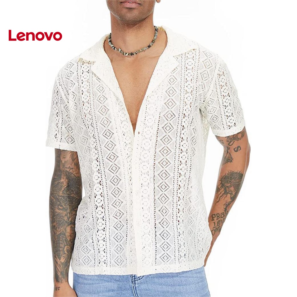 Áo Sơ Mi Tay Ngắn Màu Trơn Họa Tiết Hoa Hướng Dương Thời Trang Mùa Hè Cho Nam