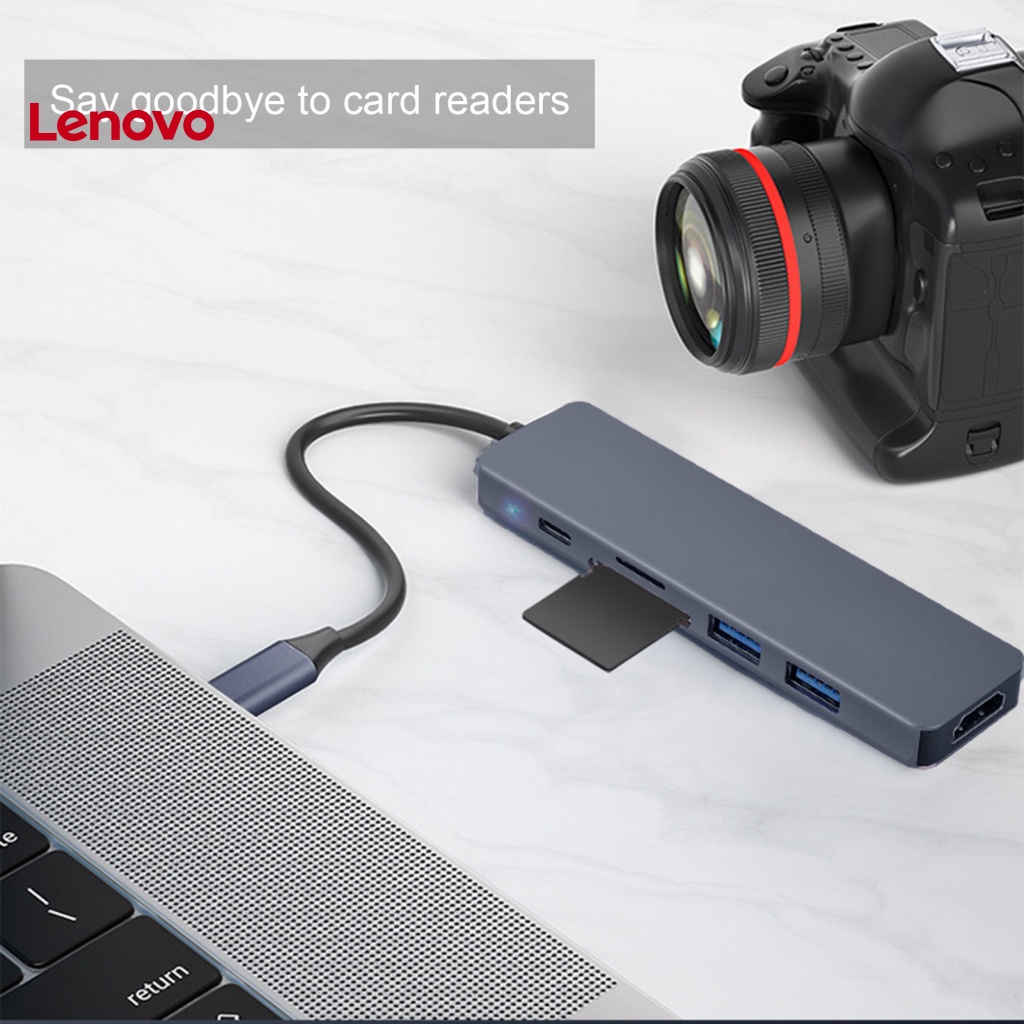 Cáp Chuyển Đổi Cổng Type-C Sang HDMI 6 Trong 1 Hình Hoa Hướng Dương Cho Máy Chiếu