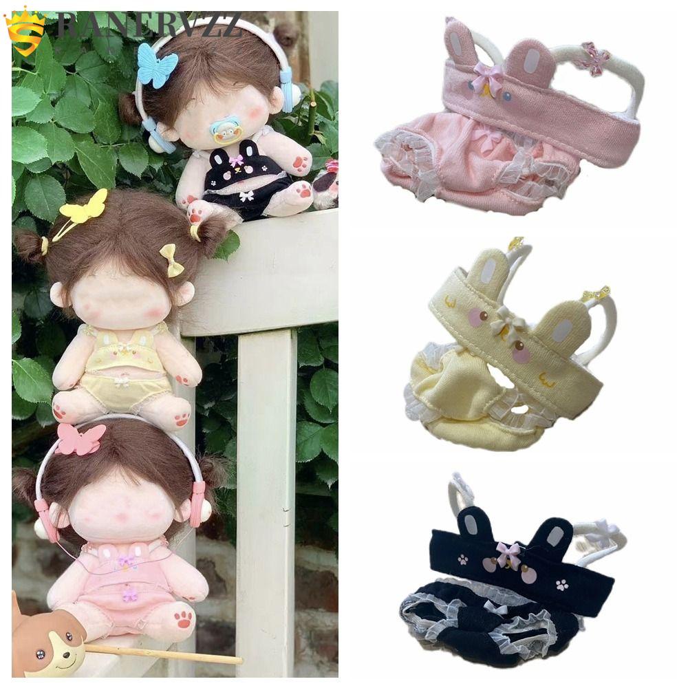 Ranervzz Đồ Bơi Cotton 10cm / 20cm Họa Tiết Hoạt Hình Xinh Xắn Cho Búp Bê