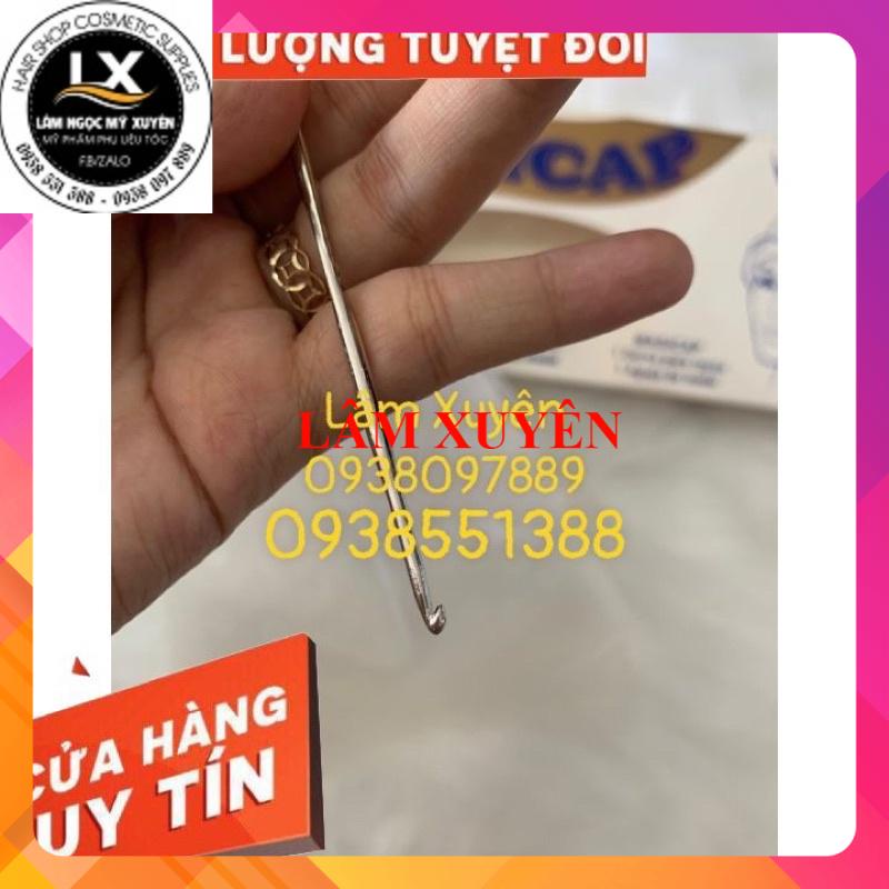 Nón móc light, mũ móc light💯GIÁ RẺ💯Silicon, sử dụng được nhiều lần, có đánh dấu sẵn trên nón, tặng kèm cây móc light🌸🌸🌸🌸