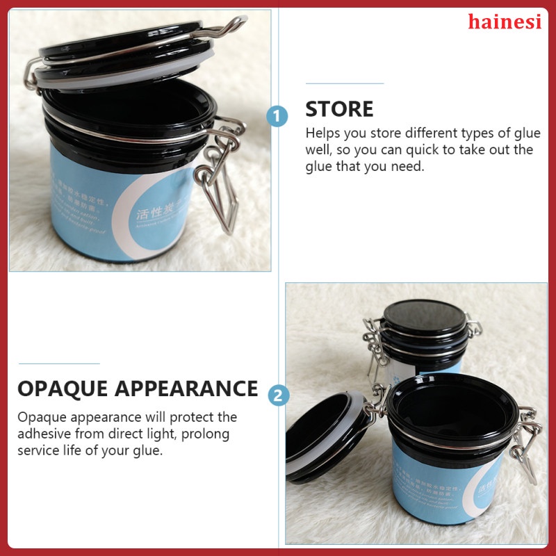 Hộp Đựng Keo Dán Lông Mi Chất Liệu Carbon Hoạt Tính