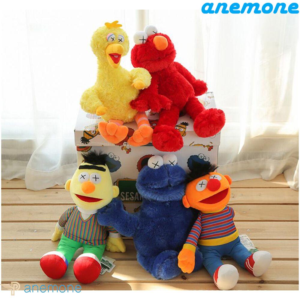 ANEMONE Thú Nhồi Bông Hình Elmo Dễ Thương Trang Trí Nhà Cửa