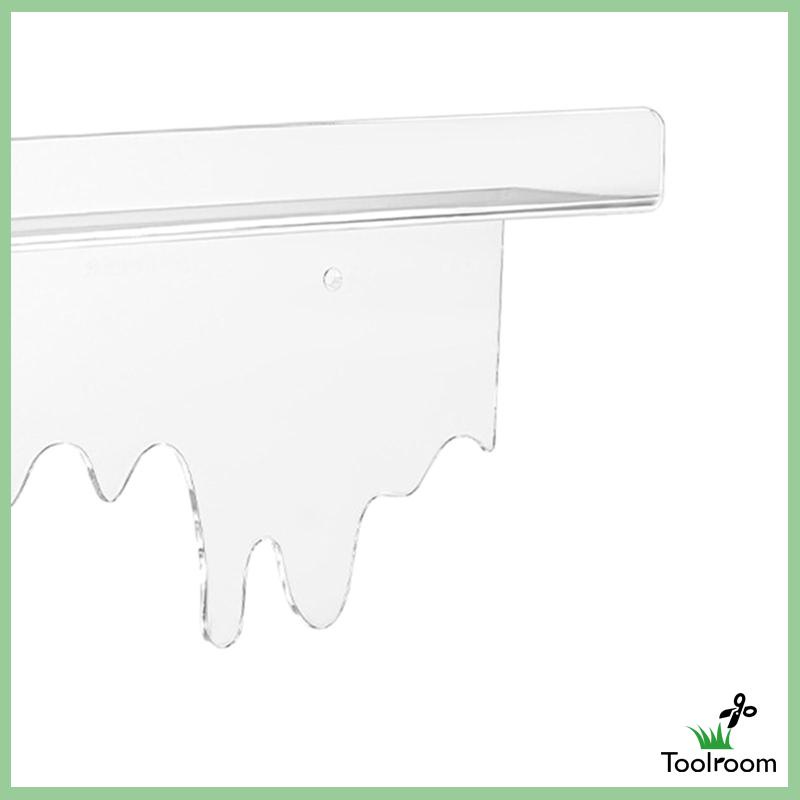 Kệ Nhựa Acrylic Trong Suốt 12 "Gắn Tường Đựng Sách Cho Bé