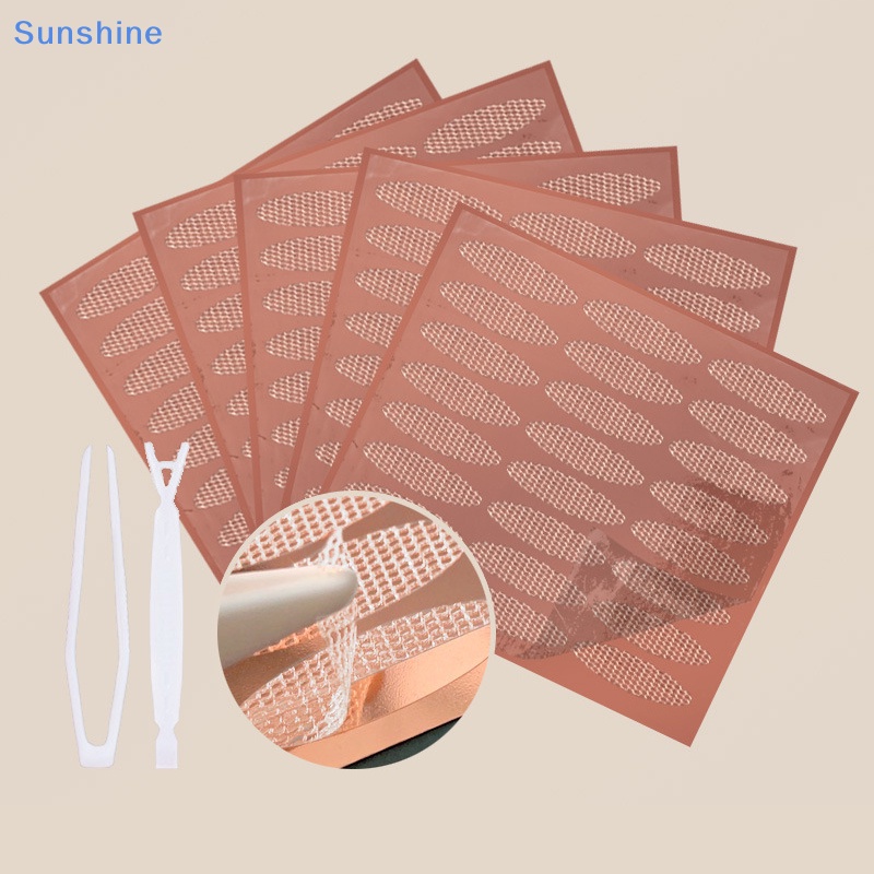 Miếng Dán Kích Mí Tự Dính Thiết Kế Ren Lưới Trong Suốt Tiện Dụng