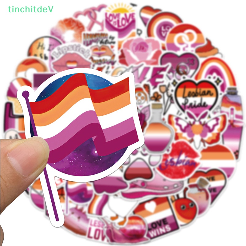 [TinchitdeV] 50 Miếng Dán Nhiều Màu Sắc Trang Trí Ván Trượt / Laptop / Hành Lý DIY