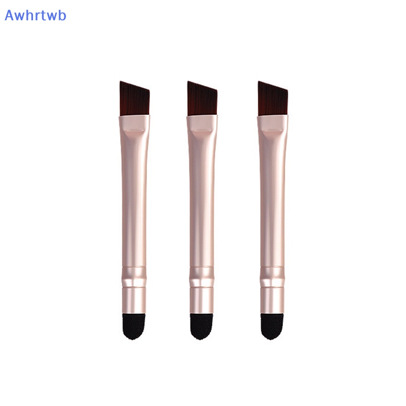 Set 3 Cọ Trang Điểm Phấn Mắt Hai Đầu Tay Cầm Ngắn Tiện Dụng Mới