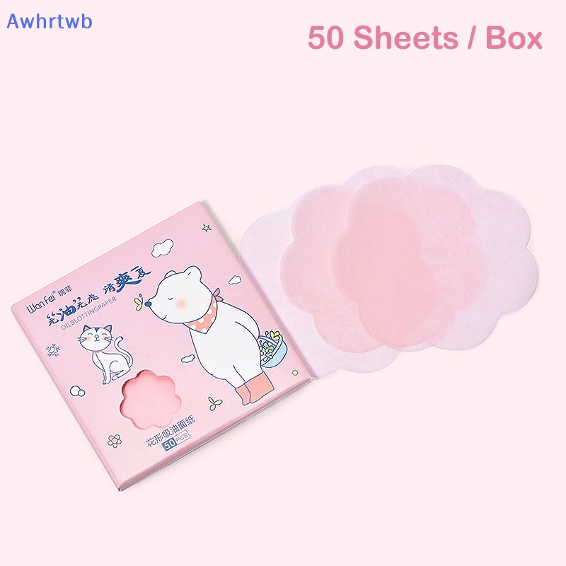 Set 50 Giấy Thấm Dầu Chống Nhờn Làm Sạch Da Mặt Tiện Dụng Mới