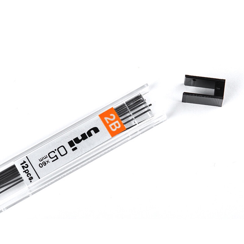 Ruột Bút Chì Bấm UNI UL-1405 2B HB 1403 1407 | Bút Chì Bấm 0.3 / 0.5 / 0.7mm Đa Dụng Chất Lượng Cao
