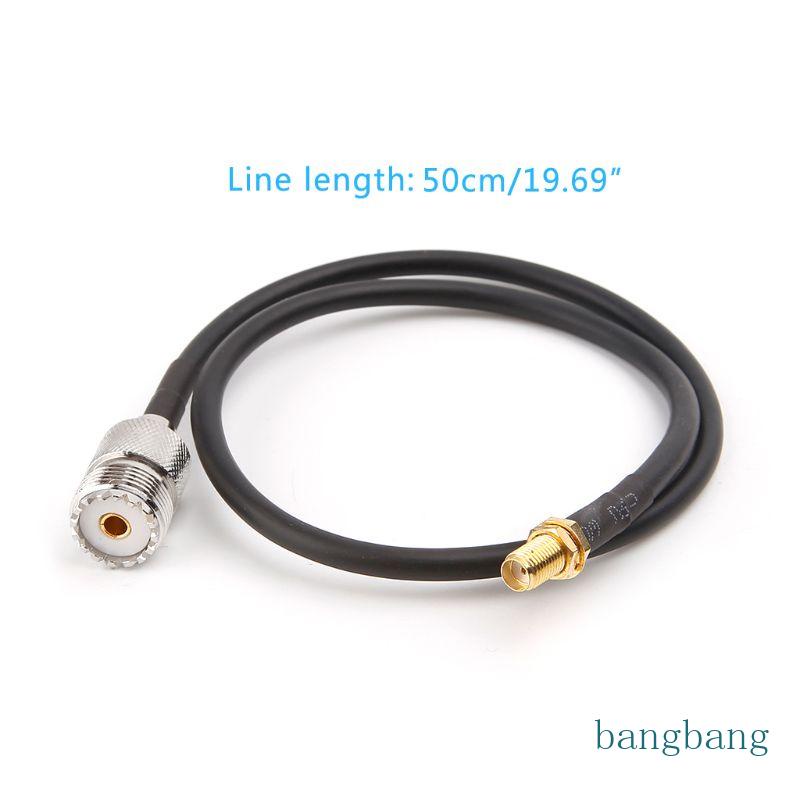 Dây Cáp Đồng Trục SMA Female Sang UHF SO239 PL259 Female RG58
