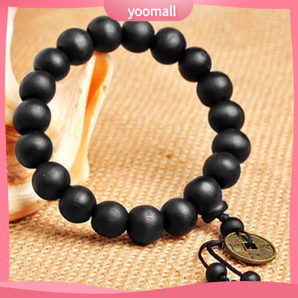 Vòng Tay Chuỗi Hạt Gỗ Phong Cách Vintage Cho Nam Và Nữ