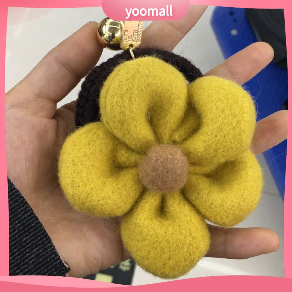 Dây Cột Tóc Co Giãn Đính Hoa Thời Trang Cho Nữ Giá Đỡ