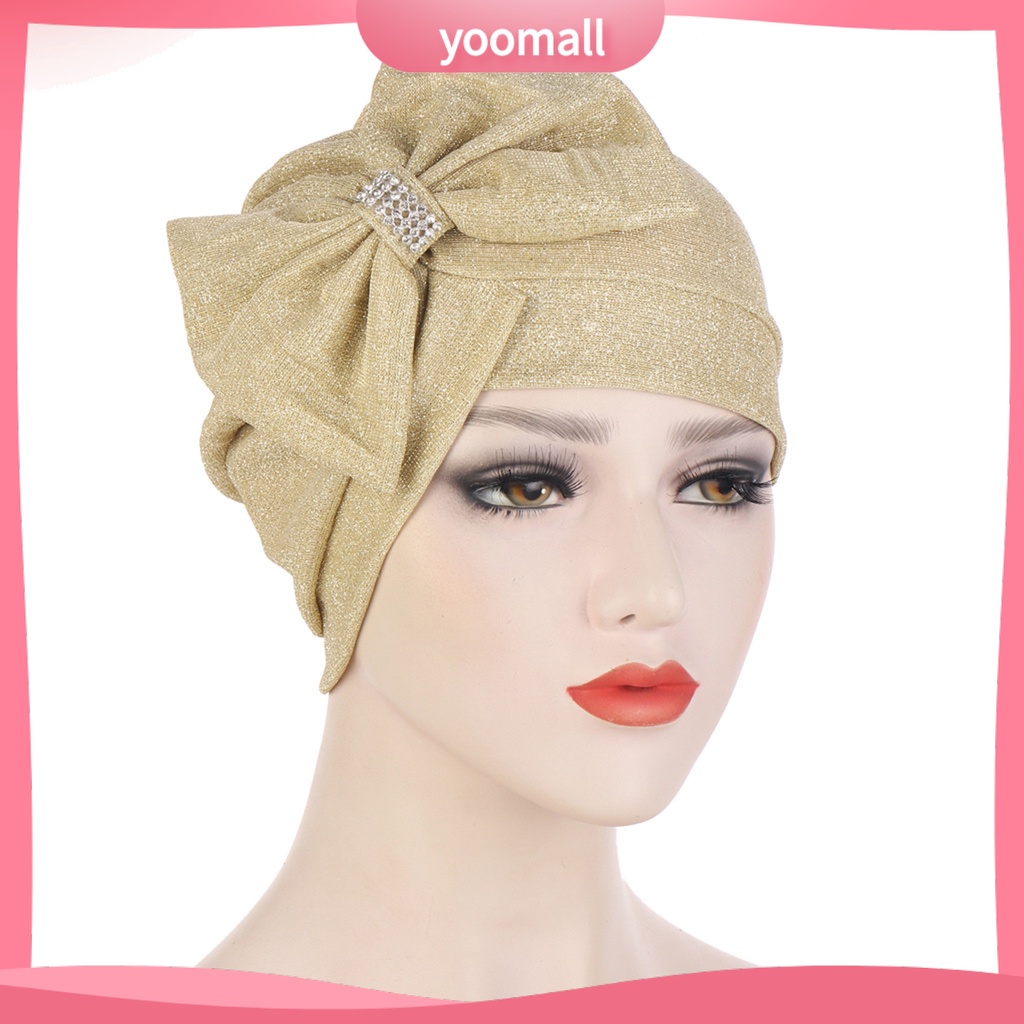 Mũ Turban Thắt Nơ Nhiều Màu Sắc Thời Trang Đi Biển Cho Nữ