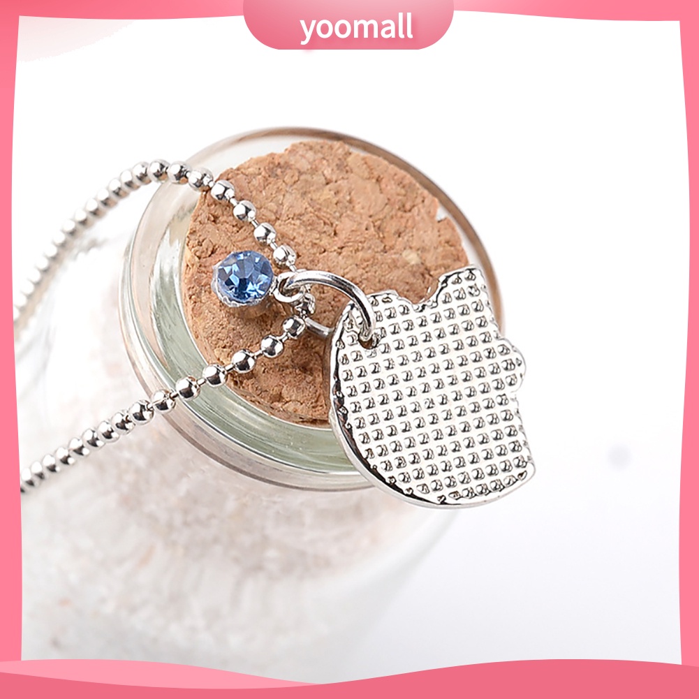 Bộ 4 Vòng cổ Mặt Trái Tim Đính Đá Thời Trang Dành Cho Nữ