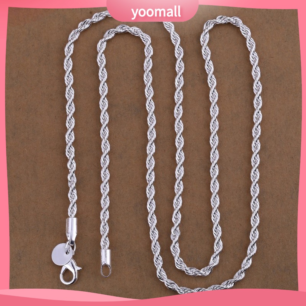 Vòng cổ Dạng Xoắn 18-30 inch Thời Trang Unisex