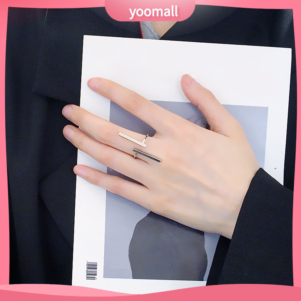 Nhẫn Hở Bằng Kim Loại Thân Thiện Với Da Thời Trang