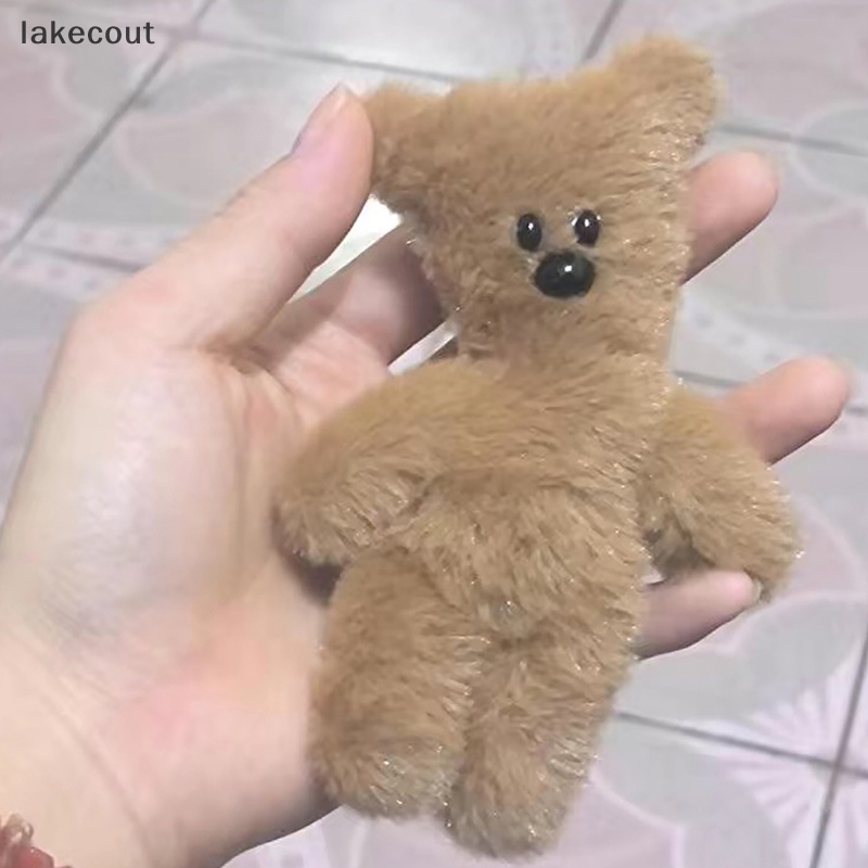 Móc Khóa Hình Gấu Teddy Nhồi Bông Dễ Thương