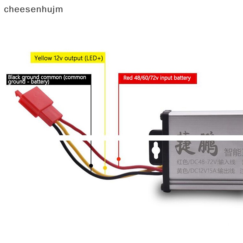 Bộ Chuyển Đổi Nguồn Điện DC 36V 48V 60V 72V Sang 12V 10 / 15 / 20A 180W DC