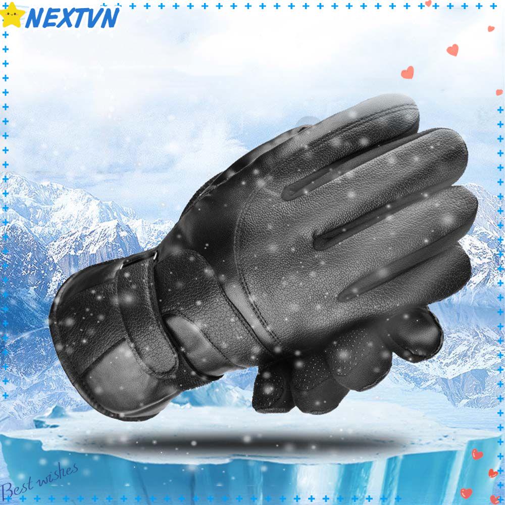 NEXTVN Găng Tay Nhung Giữ Ấm Chống Trượt Thời Trang Mùa Đông