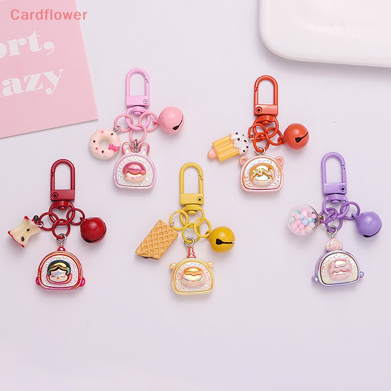 Móc Khóa Hình Que Kem Và Thỏ Mini Dễ Thương