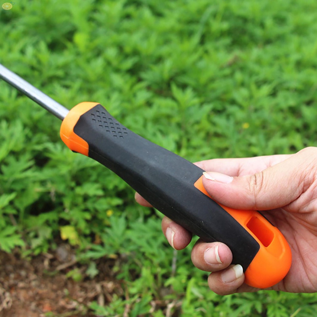 【VARSTR】Weeding Tool 4-Tine Dual-Purpose Foot-operated Iron+ABS Precise Weeding