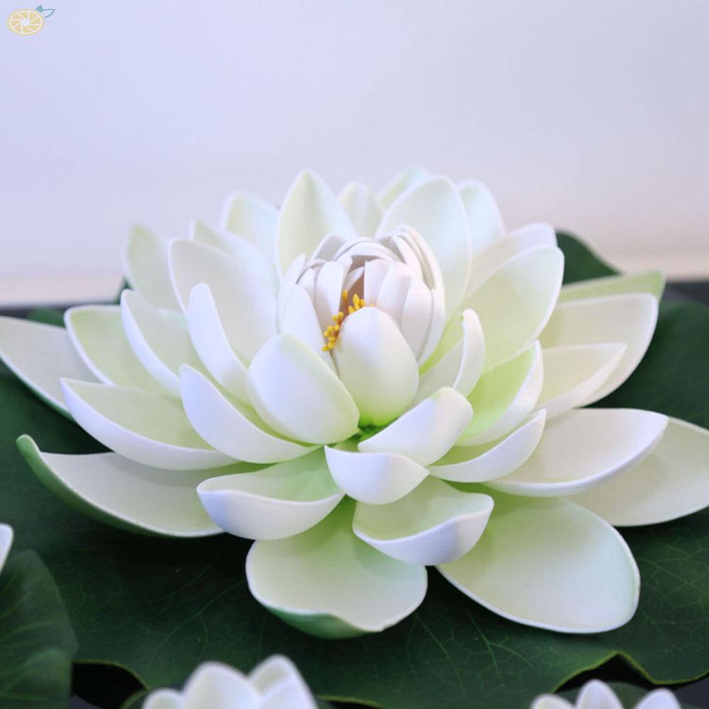 【VARSTR】Artificial Lotus Pond Pool Simulation Flower Water Lily Wedding Fish Tank