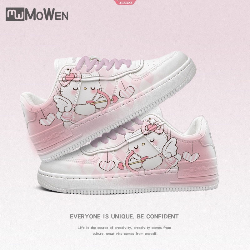 SANRIO Giày Thể Thao Họa Tiết Hello Kitty Cinnamoroll Kuromi Melody Dễ Thương Dành Cho Học Sinh Nữ [ZXL]