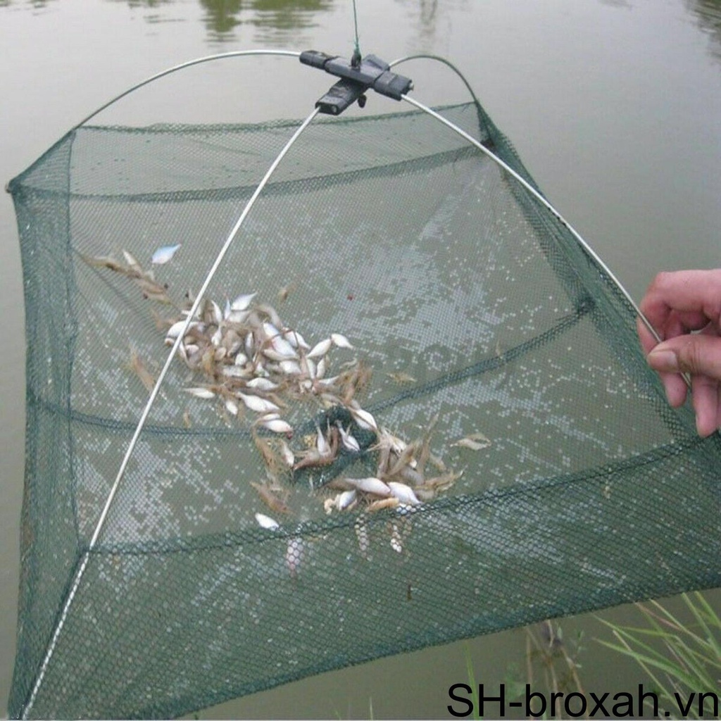 Lưới Đánh Bắt Cá 60cm Có Thể Gấp Gọn Tiện Lợi
