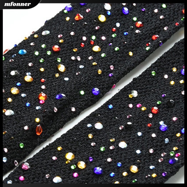 Quần Tất Lưới Màu Trơn Đính Đá Gợi Cảm Plus Size Cho Nữ