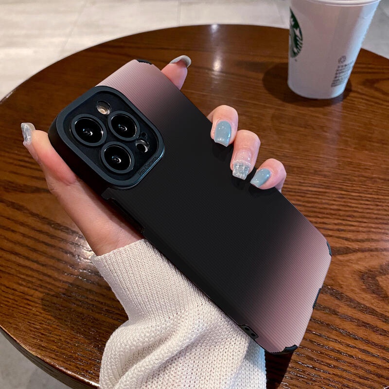 Ốp Điện Thoại Mềm Chống Rơi Màu Gradient Cho IPhone11 12 Pro Max X XR XS Max SE 7 Plus 8 Plus 13 Pro Max 14 Pro Max